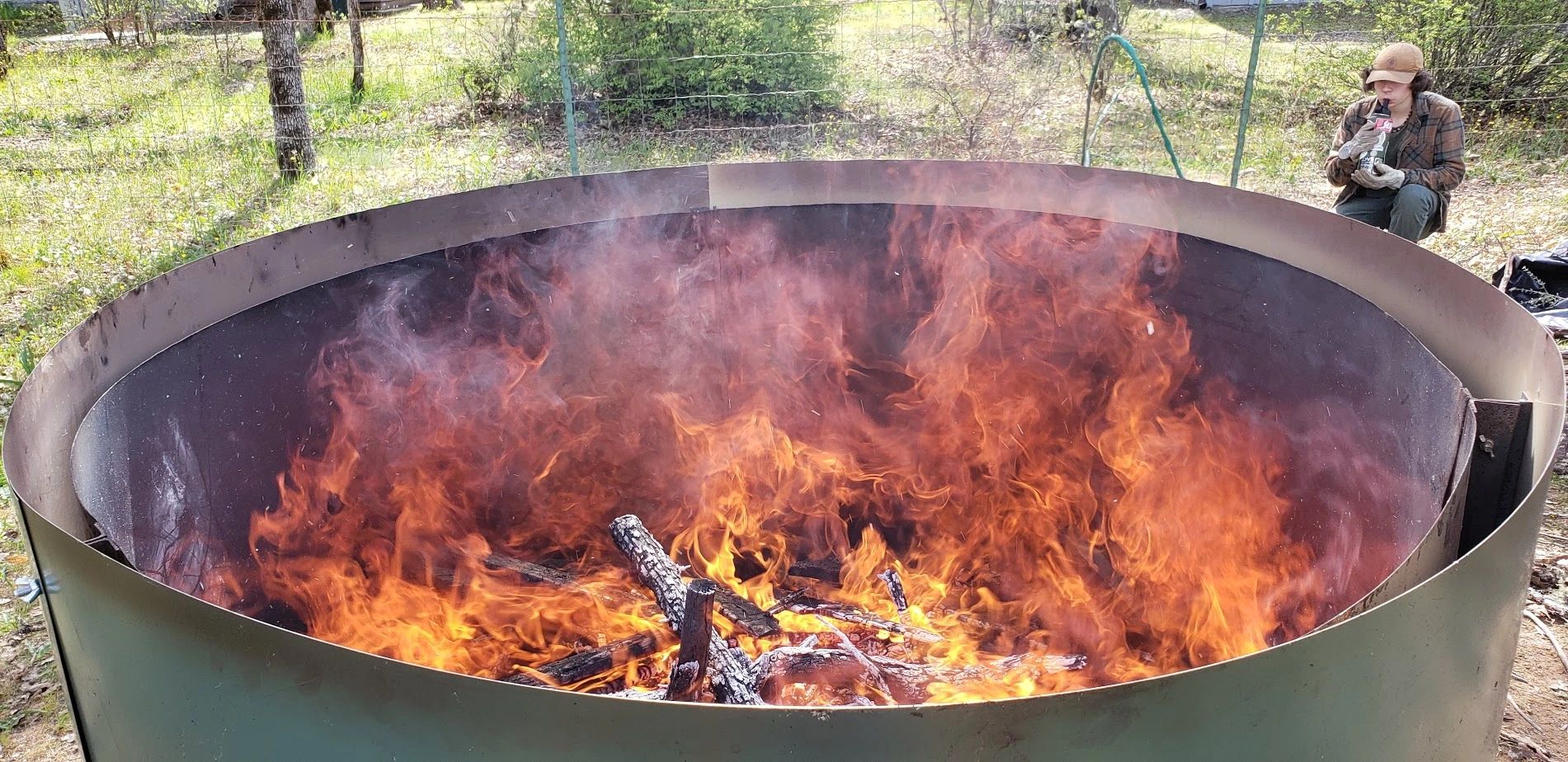 Ring of Fire Biochar Kiln - Wilson Biochar, LLC